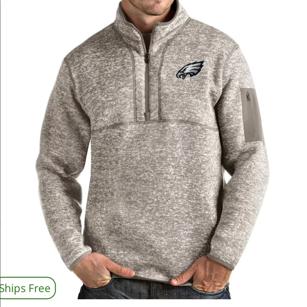 Men’s Philadelphia Eagles Quarter-Zip Pullover